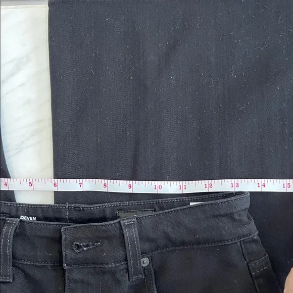 Ag Adriano Goldschmied Black Ultra High Rise Wide leg DEVEN Jeans - Picture 9 of 9